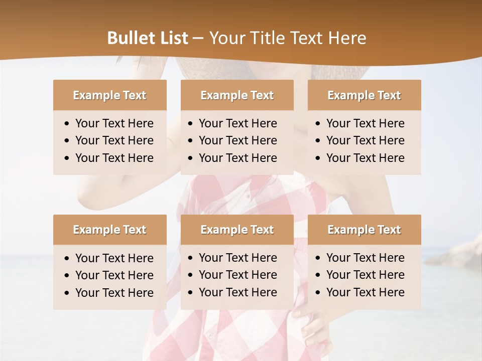 Young Attractive Female PowerPoint Template