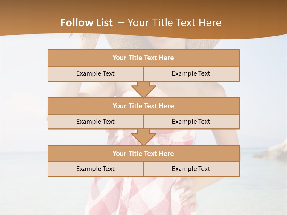 Young Attractive Female PowerPoint Template