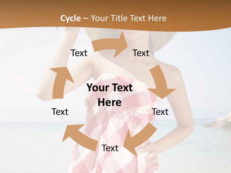 Young Attractive Female PowerPoint Template