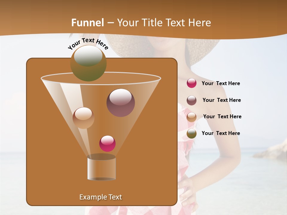 Young Attractive Female PowerPoint Template