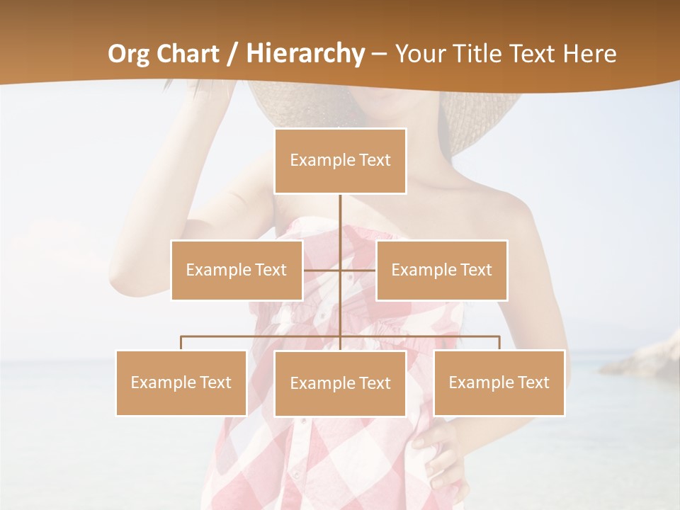 Young Attractive Female PowerPoint Template