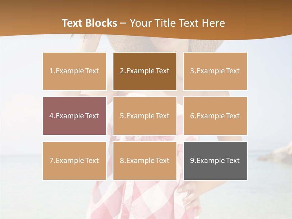 Young Attractive Female PowerPoint Template