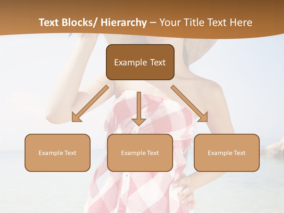 Young Attractive Female PowerPoint Template