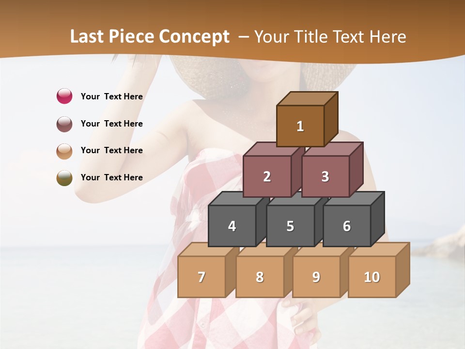 Young Attractive Female PowerPoint Template