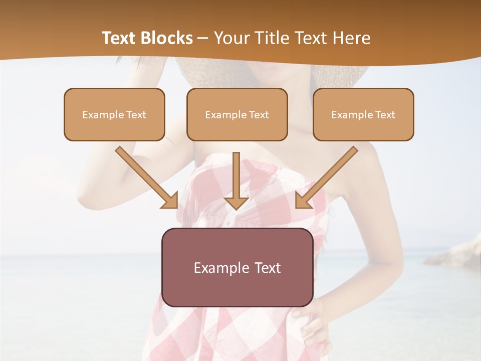 Young Attractive Female PowerPoint Template