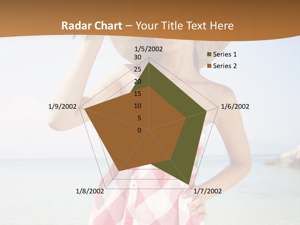 Young Attractive Female PowerPoint Template