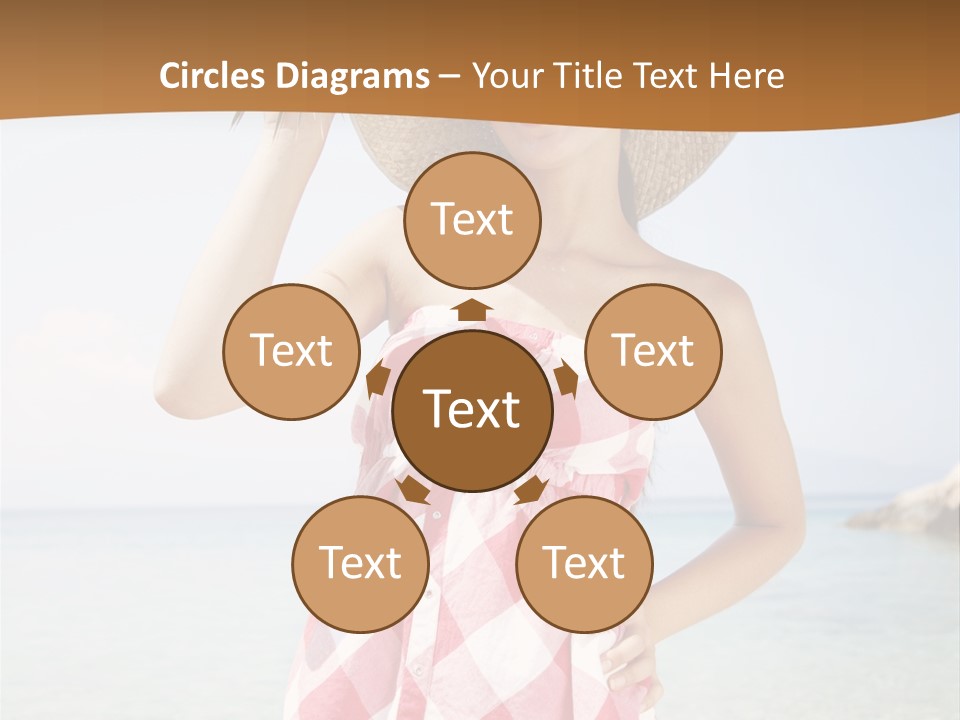 Young Attractive Female PowerPoint Template