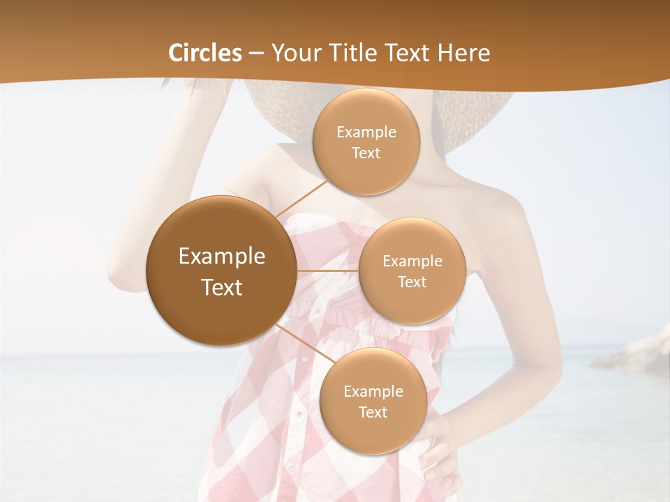 Young Attractive Female PowerPoint Template