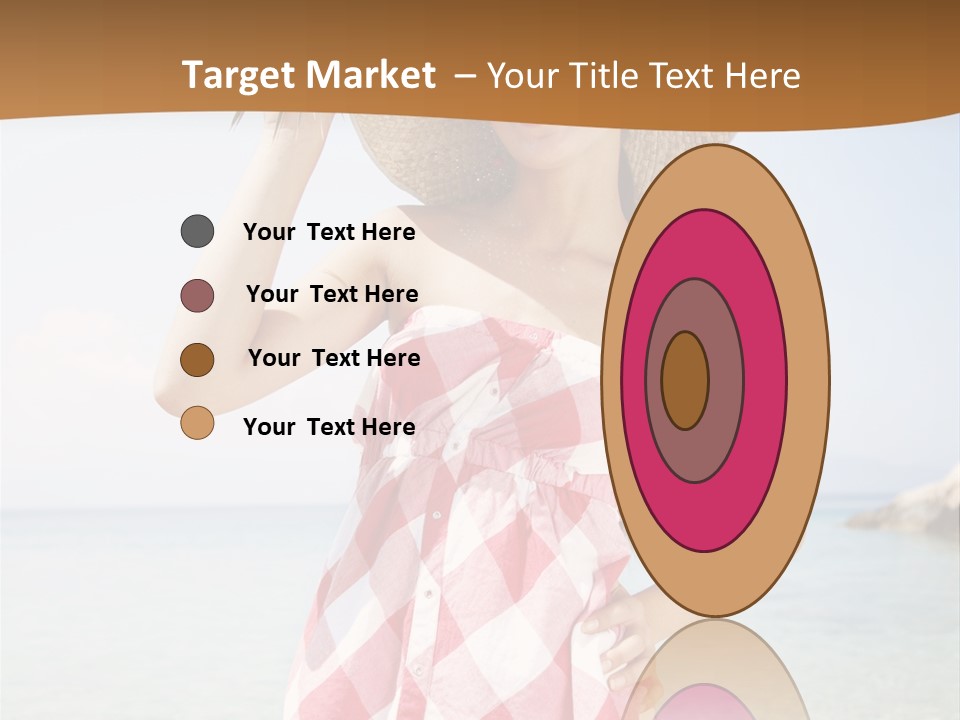 Young Attractive Female PowerPoint Template