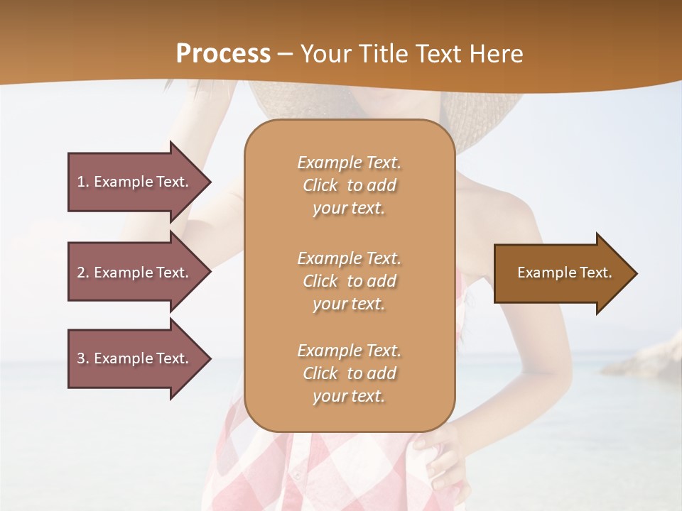 Young Attractive Female PowerPoint Template