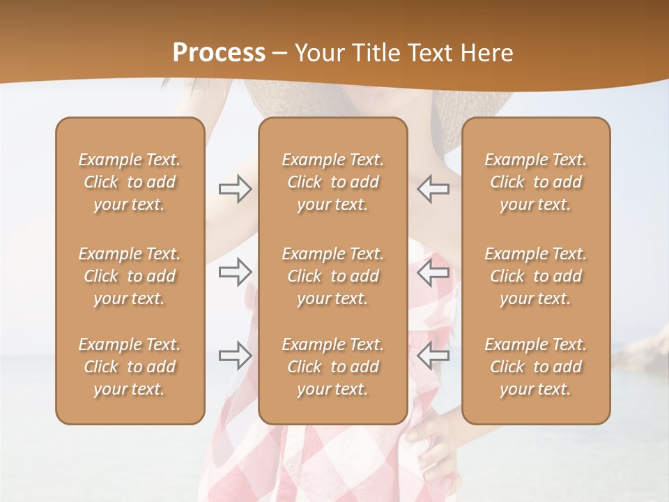 Young Attractive Female PowerPoint Template