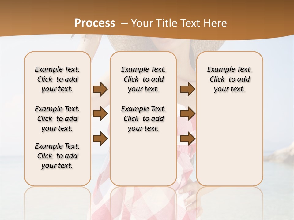 Young Attractive Female PowerPoint Template