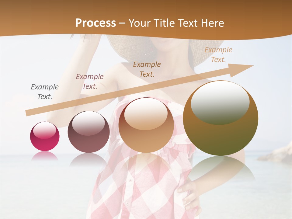 Young Attractive Female PowerPoint Template