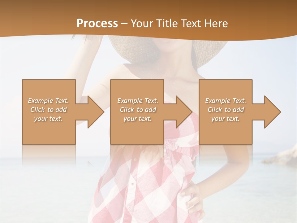 Young Attractive Female PowerPoint Template