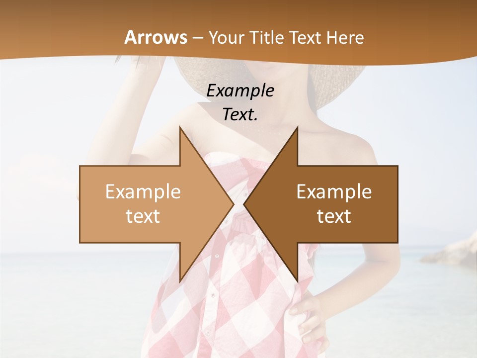 Young Attractive Female PowerPoint Template