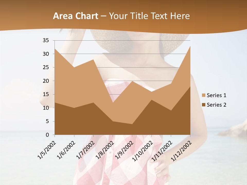 Young Attractive Female PowerPoint Template
