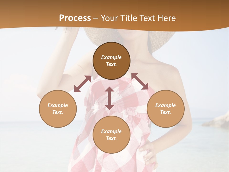 Young Attractive Female PowerPoint Template