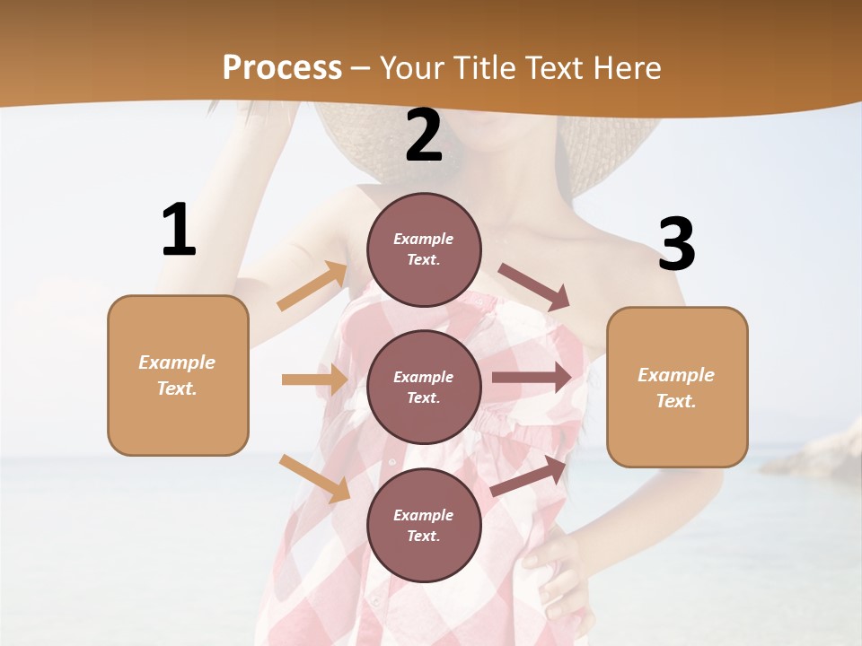 Young Attractive Female PowerPoint Template