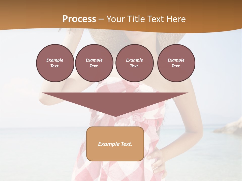 Young Attractive Female PowerPoint Template