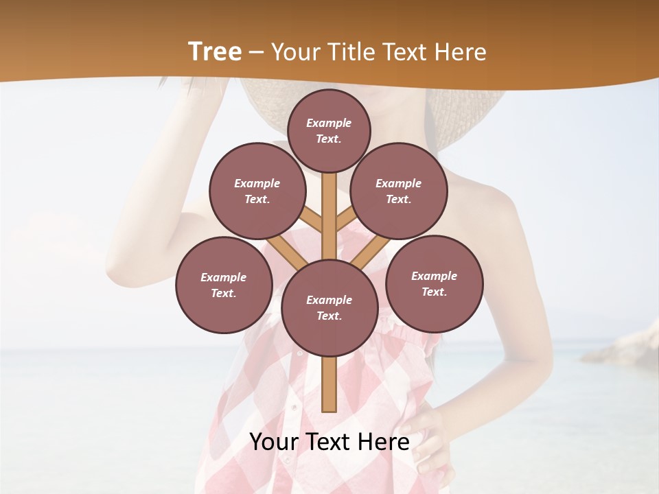 Young Attractive Female PowerPoint Template