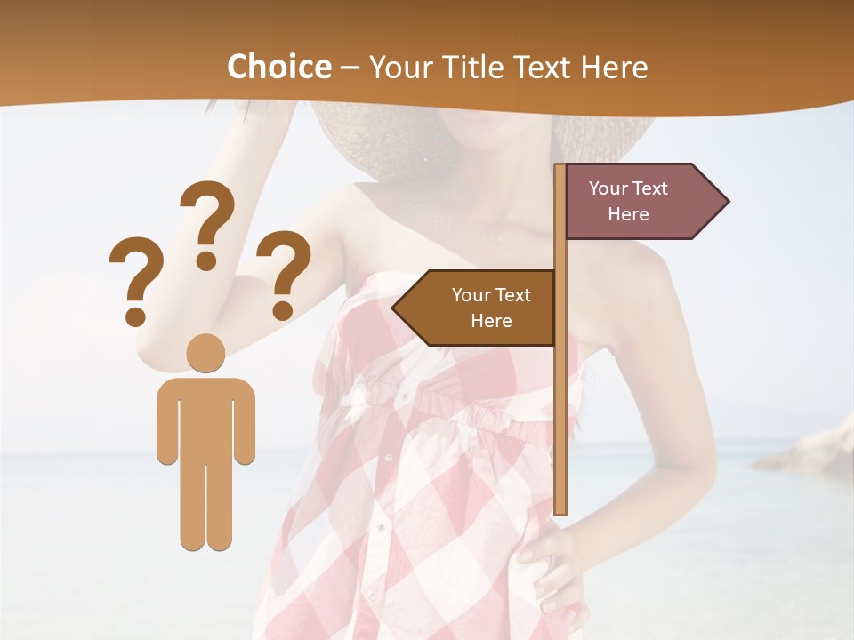 Young Attractive Female PowerPoint Template