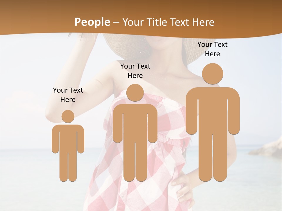 Young Attractive Female PowerPoint Template