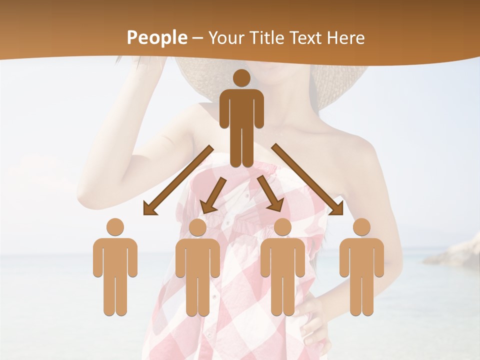 Young Attractive Female PowerPoint Template