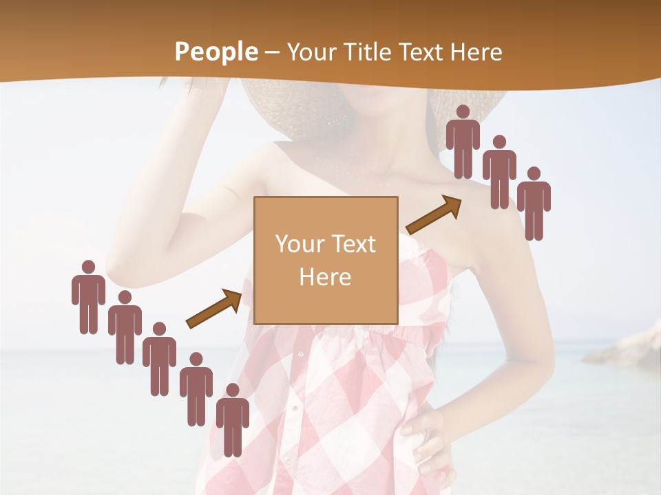 Young Attractive Female PowerPoint Template