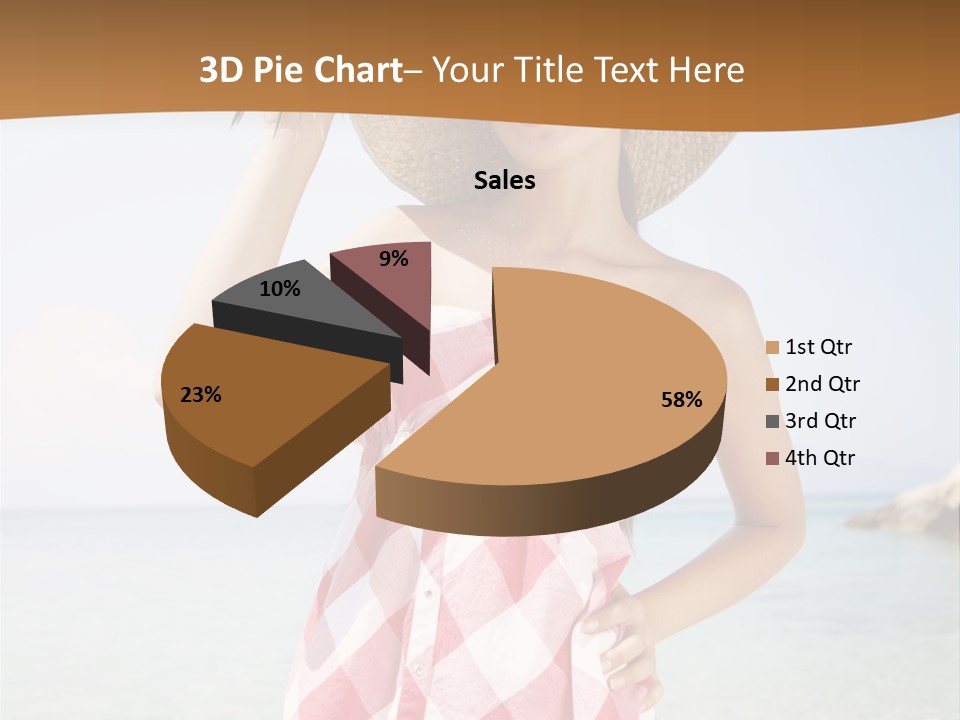 Young Attractive Female PowerPoint Template