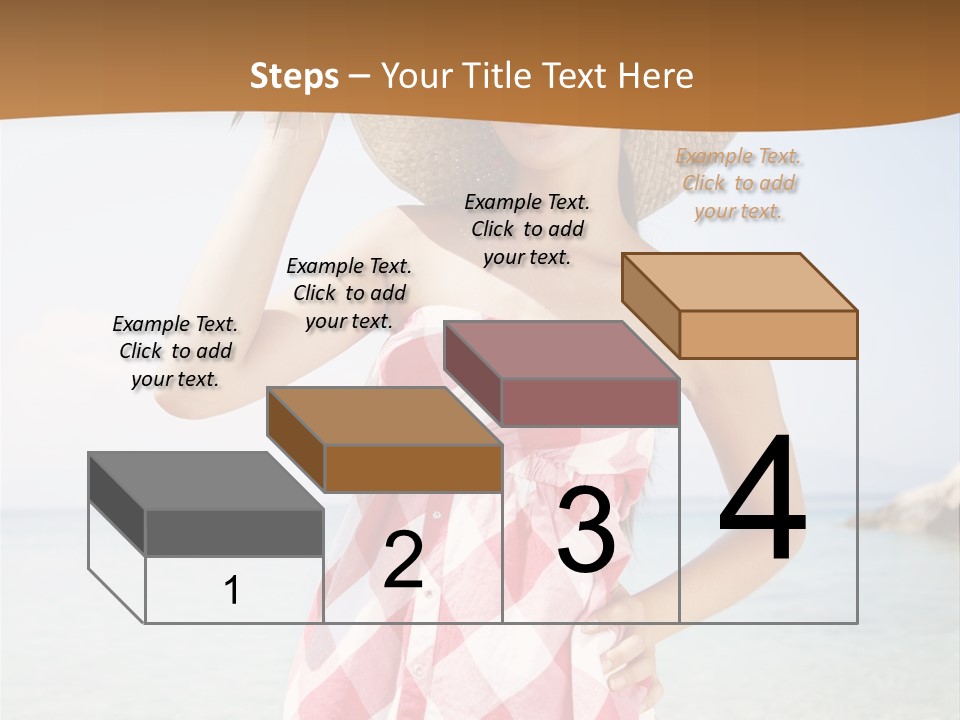 Young Attractive Female PowerPoint Template