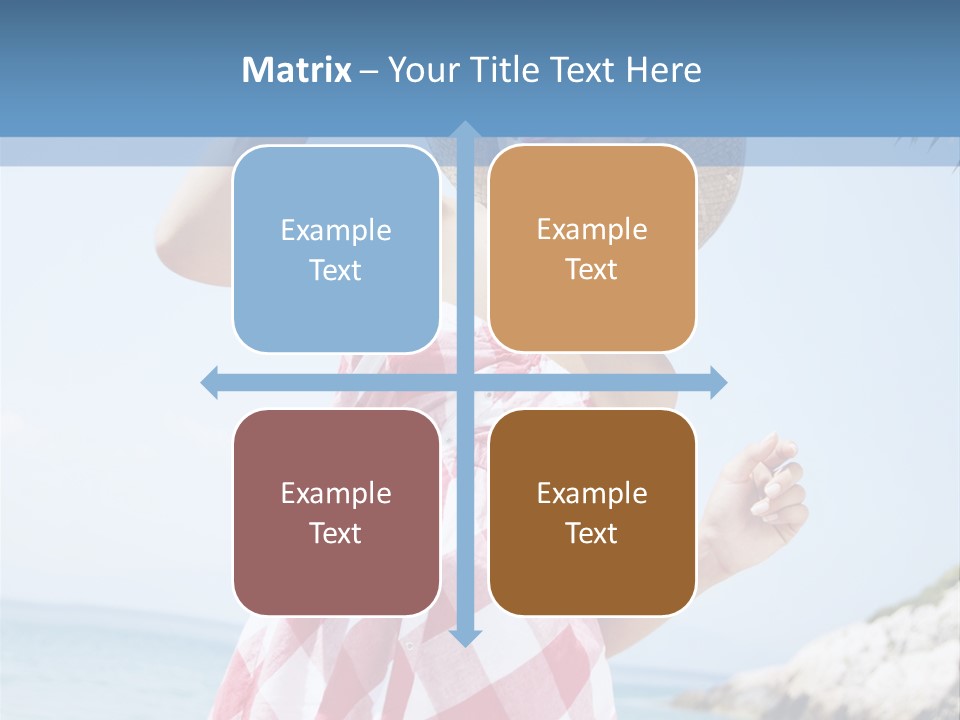 Summer Sunglasses Leisure PowerPoint Template