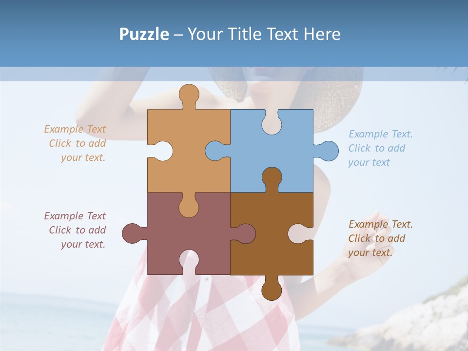 Summer Sunglasses Leisure PowerPoint Template