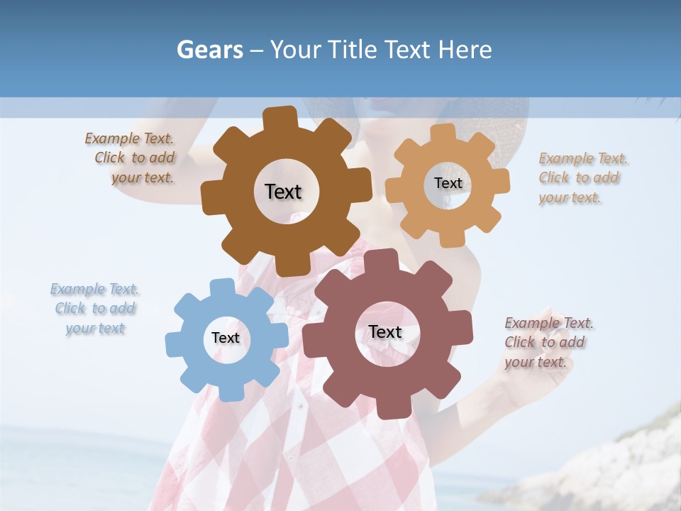 Summer Sunglasses Leisure PowerPoint Template