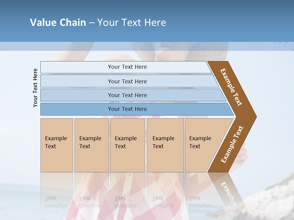 Summer Sunglasses Leisure PowerPoint Template