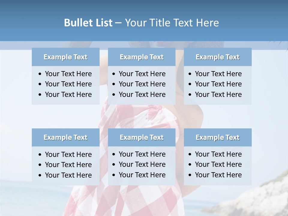 Summer Sunglasses Leisure PowerPoint Template