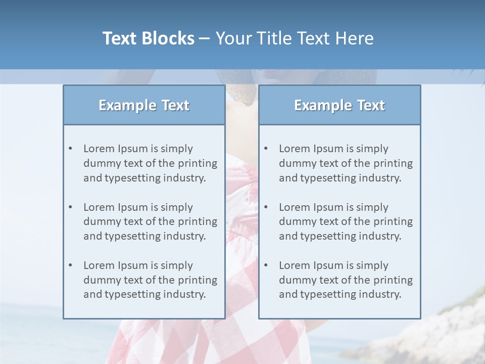 Summer Sunglasses Leisure PowerPoint Template