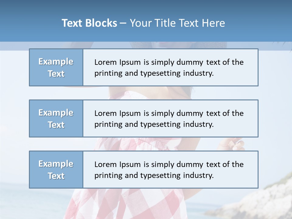 Summer Sunglasses Leisure PowerPoint Template