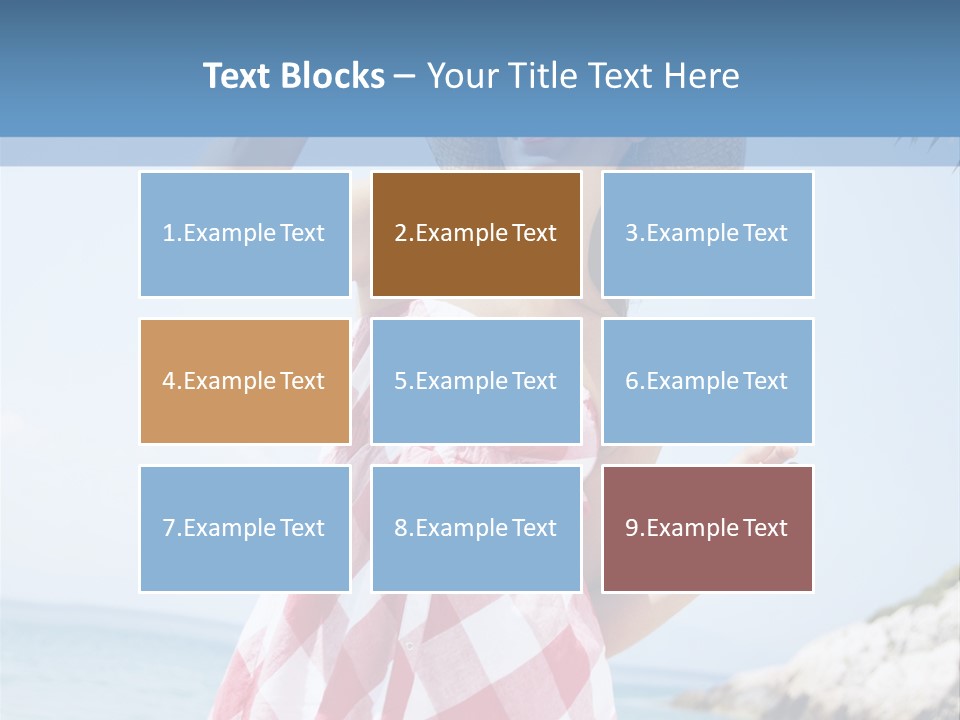 Summer Sunglasses Leisure PowerPoint Template