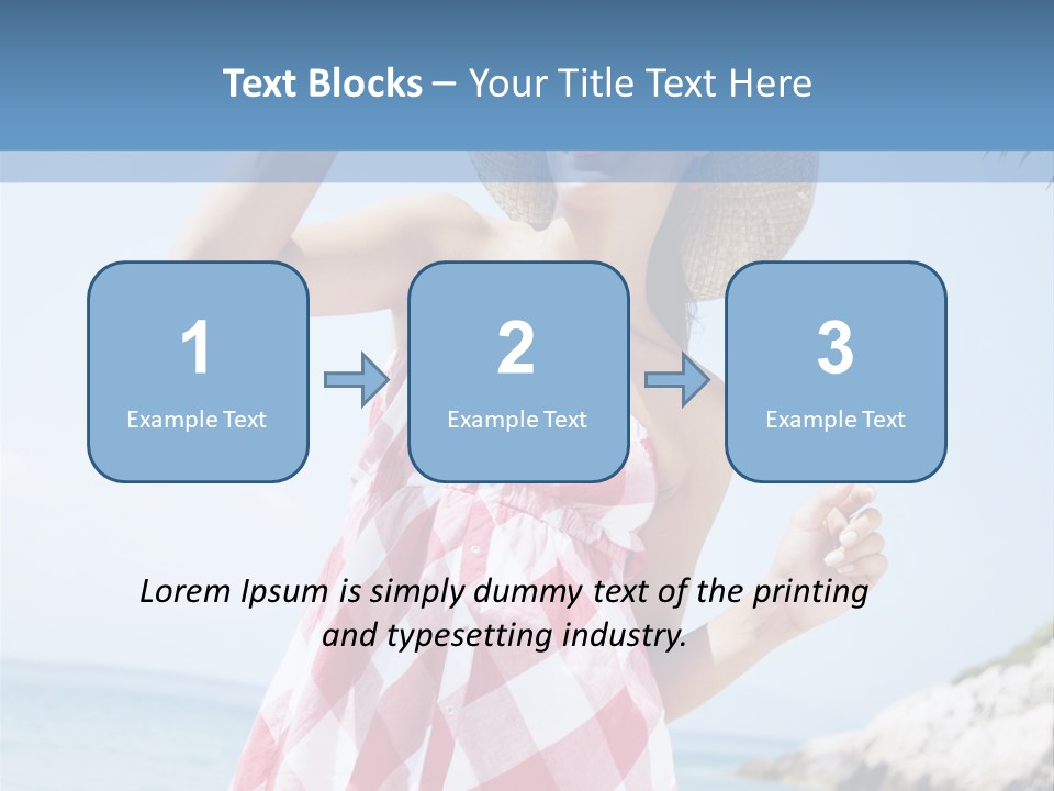 Summer Sunglasses Leisure PowerPoint Template