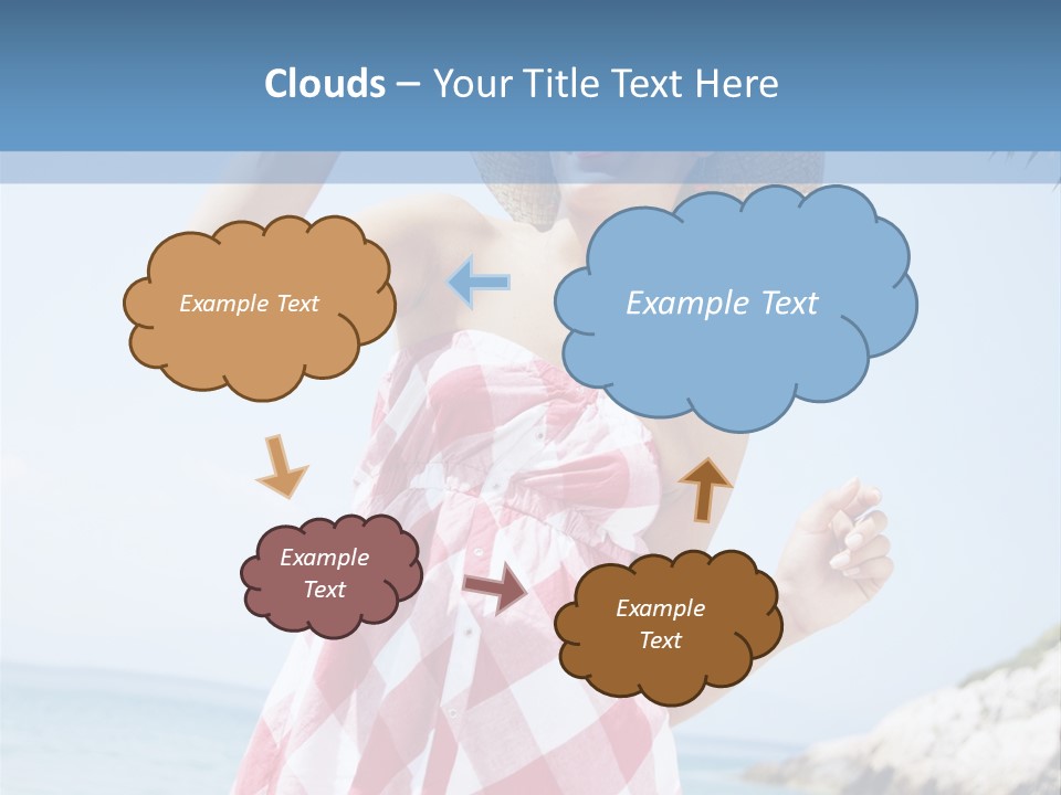 Summer Sunglasses Leisure PowerPoint Template