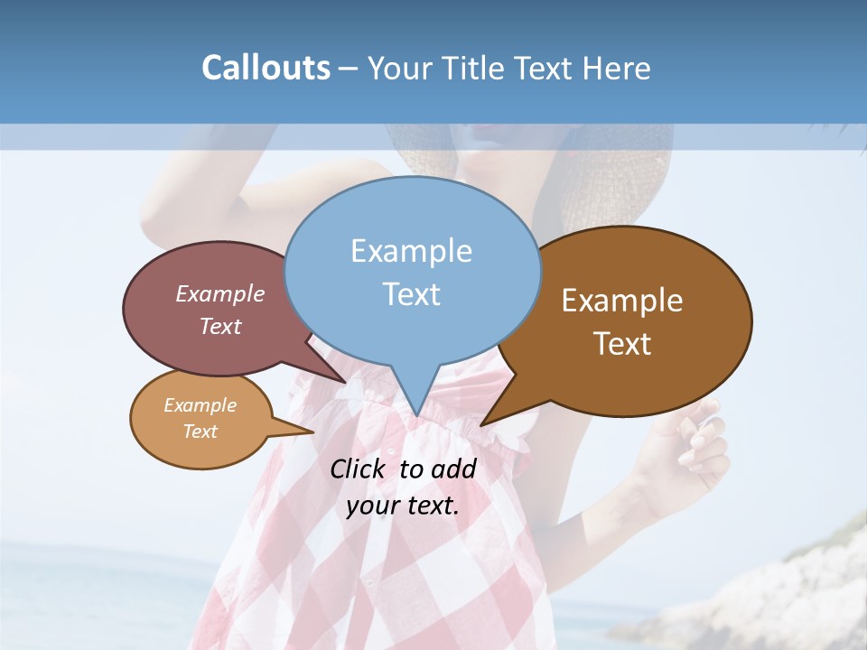 Summer Sunglasses Leisure PowerPoint Template