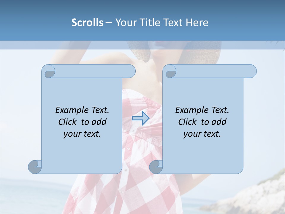 Summer Sunglasses Leisure PowerPoint Template