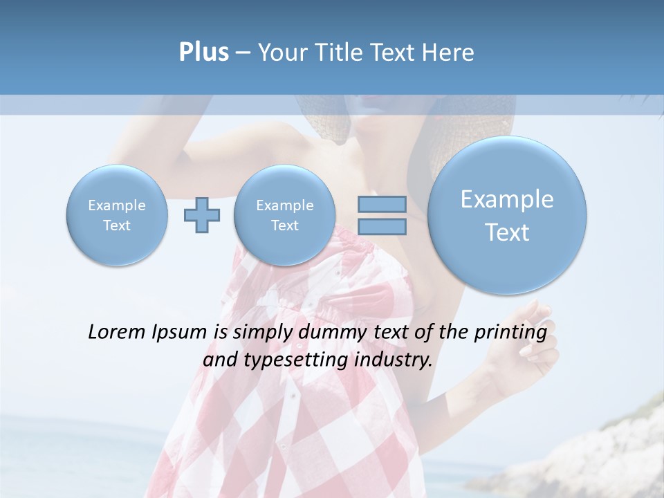 Summer Sunglasses Leisure PowerPoint Template