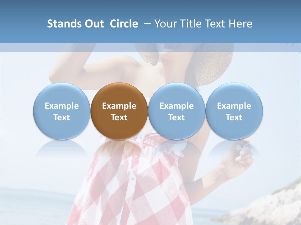 Summer Sunglasses Leisure PowerPoint Template