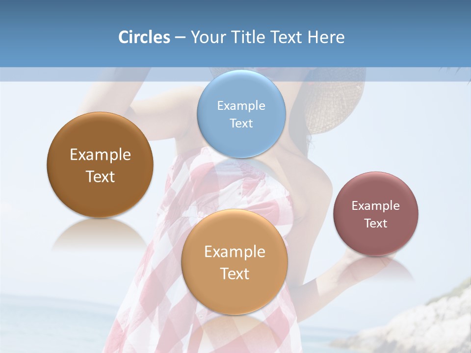 Summer Sunglasses Leisure PowerPoint Template