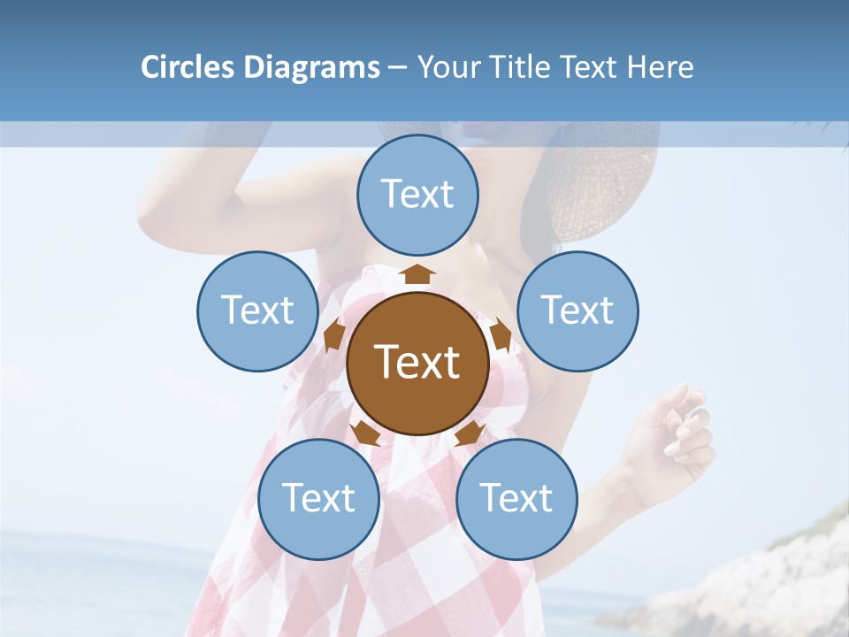 Summer Sunglasses Leisure PowerPoint Template