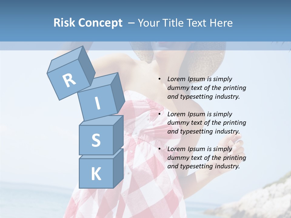 Summer Sunglasses Leisure PowerPoint Template