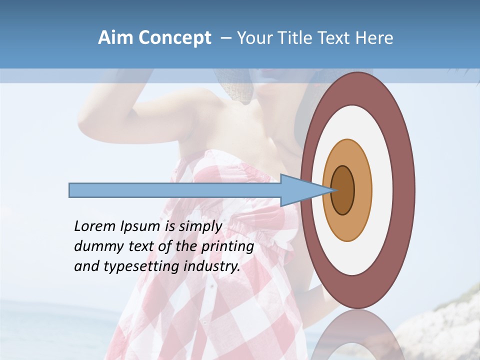 Summer Sunglasses Leisure PowerPoint Template