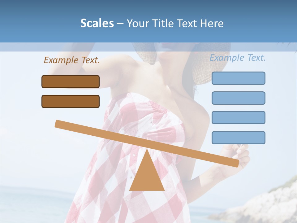 Summer Sunglasses Leisure PowerPoint Template