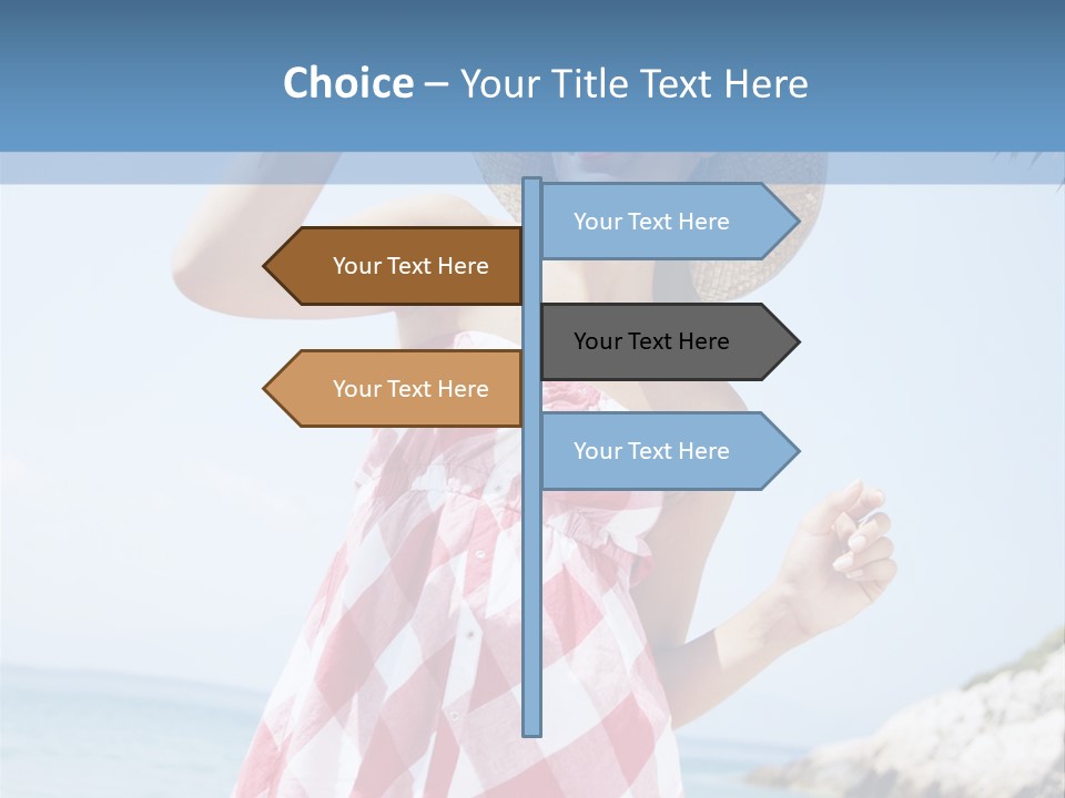 Summer Sunglasses Leisure PowerPoint Template